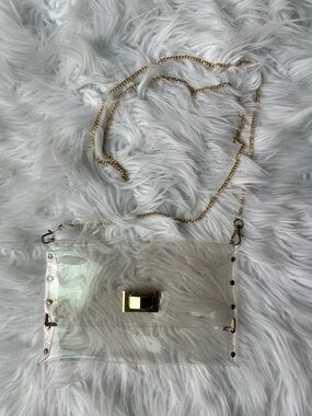 Clear Chain Crossbody Bag